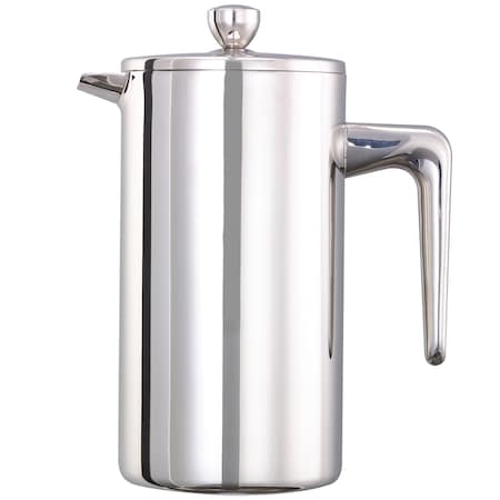 Service Ideas Coffee Press, 27 oz., Double wall Stainless Steel, Polished PDWSA800PS